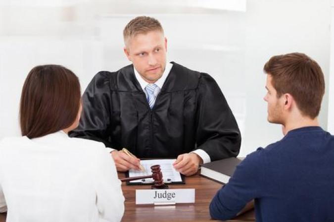 L'audience avec le juge dans un divorce amiable