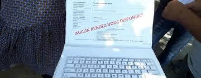 L'impossibilit� de prendre rendez-vous sur le site de la Pr�fecture. Quelles solutions ?