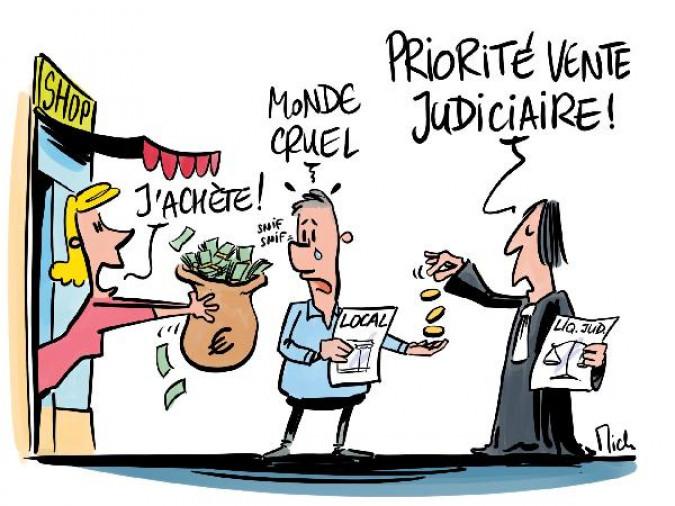 Bailleur en liquidation judiciaire ? Pas de droit de préemption du locataire commercial