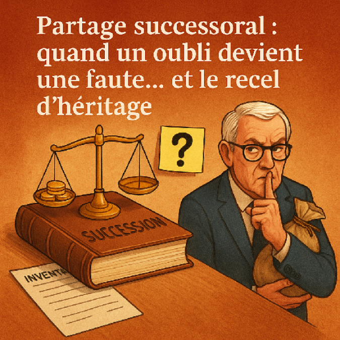 Partage successoral : quand la tentation vire au recel d'h�ritage