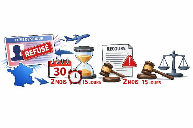 Refus de titre de s�jour : d�lais, recours et erreurs � �viter